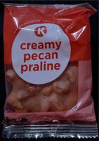 Creamy pecan praline