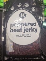 Peppered beef jerky