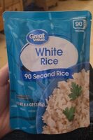 Long Grain White Rice 90 Second Rice