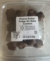 Peanut butter fudge no bake cookies