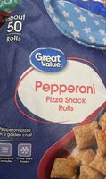 Pepperoni pizza snack rolls