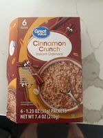 Cinnamon Crunch Instant Oatmeal