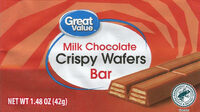Milk Chocolate Crispy Wafers Bar