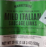 Mild Italian Sauage Lniks