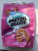 Seasoned Pretzel Braids Cinnamon & Sugar