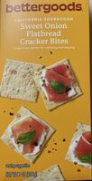 Sweet Onion Flatbread Cracker Bites