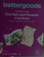 Sea Salt and Sesame Crackers