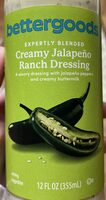 Creamy Jalapeño Ranch Dressing