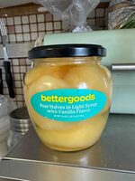 Pear Halves in Light Syrup with Vanilla Flavor