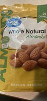 Whole natural almonds