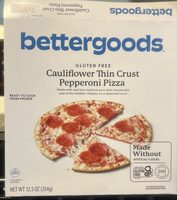 Cauliflower Thin Crust Pepperoni Pizza