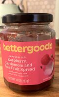 Raspberry, Cardamom and Rose Fruit Spread