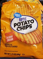 Cheddar & Sour Cream Ripple Potato Chips