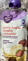 Berry, Apple, Banana smoothie