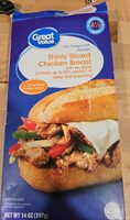 Thinly Sliced Chicken Breast with Rib Meat