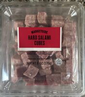 Hard salami cubes