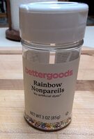 Rainbow Nonpareils Sprinkles