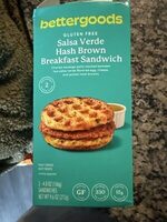 Salsa Verde Hash Brown Breakfast Sandwich