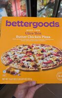 Wood-fired Ultra Thin Butter Chicken Pizza