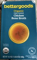 Organic free range chicken bone broth