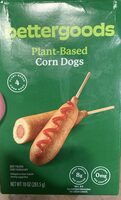 Plant-based corn dogs