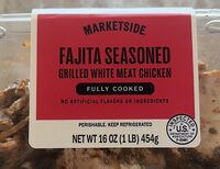 Fajita seasoned grilled white meat chicken