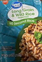 Long Grain & Wild Rice Seasoned 90 Second Rice