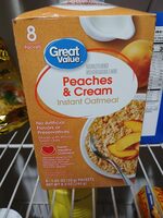 Peaches & Cream Instant Oatmeal