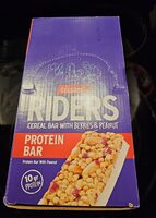 Riders Cereal Bar Eith Berries & Peanuts