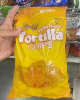 Nacho cheese tortilla chips