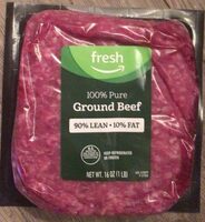 Ground Beef - 90% Lean • 10% Fat