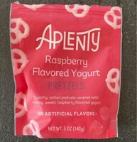 Raspberry yogurt pretzels