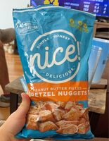 Peanut better filled pretzels