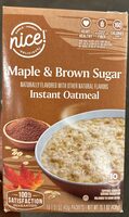 Maple & Brown Sugar Instant Oatmeal
