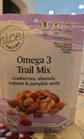 Omega 3 Trail Mix cranberries, almonds, walnuts & pumpkin seeds