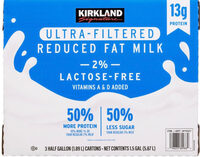 Ultra-Filtered Reduced Fat Milk