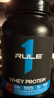 Rule1 Whey Strawberries & Crème