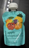 Apple Tropical Fruit Puree Pouch