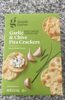 Garlic & Chive Pita Crackers