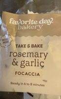 Focaccia rosemary & garlic