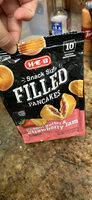 Filled Pancakes Peanut Butter & Strawberry Jam Flavored