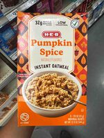 Pumpkin Spice Instant Oatmeal