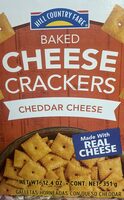 Baked cheese crackers