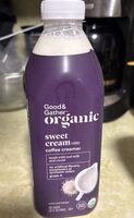 Organic sweet cream creamer