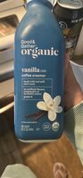 Vanilla flavored coffee creamer