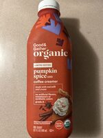 Pumpkin spice coffee creamer
