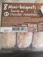 8 beignet fourrés au chocolat noisette