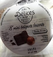 8 mini beignets fourrés