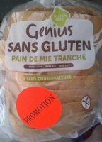 Pain de mie tranché sans gluten