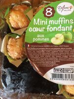 Mini muffins coeur fondant aux pommes